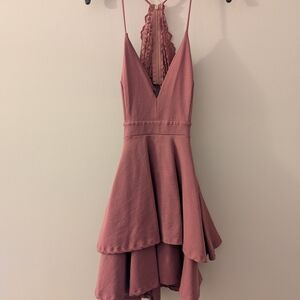Windsor Mauve Backless Dress